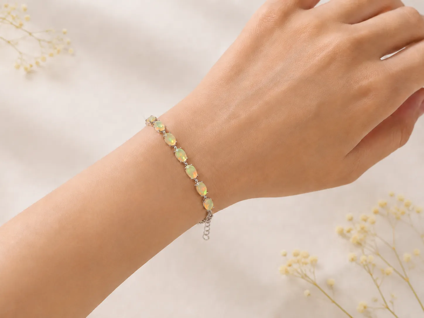 Victoria Jane Primrose bracciale opale argento sterling
