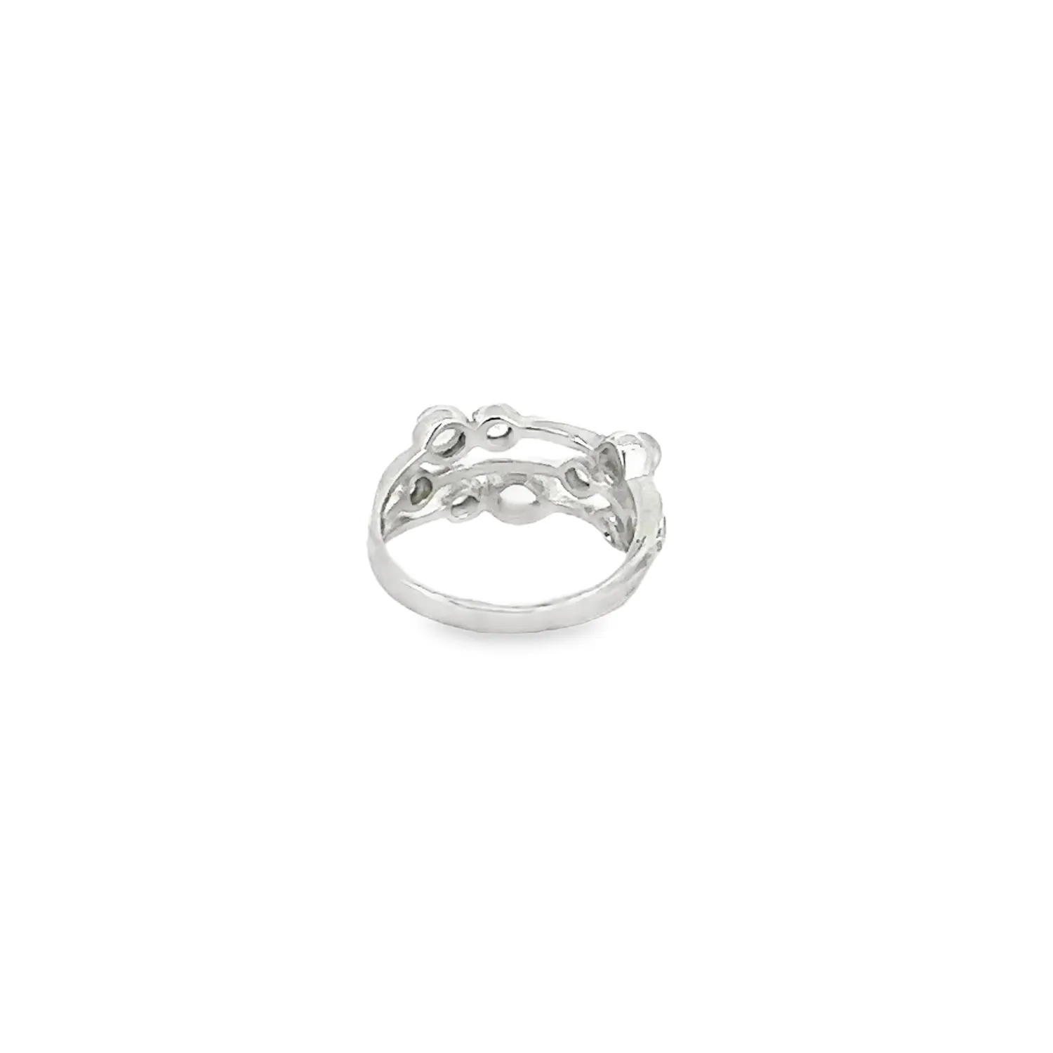 Victoria Jane Moonstone Topazio anello argento goccia