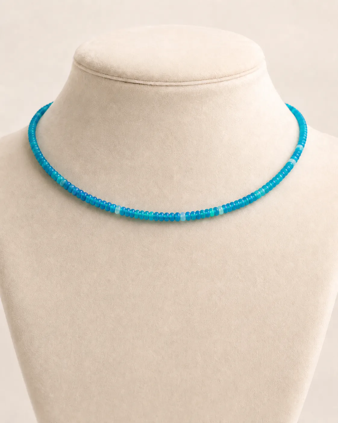 Victoria Jane Deep Aqua collana opale perle argento