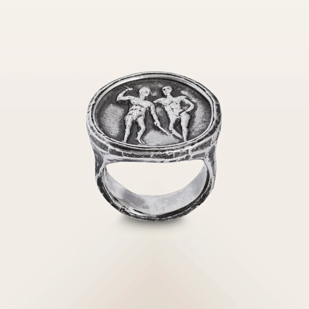 Alfredo Correnti Nesso Dioscuri anello in argento