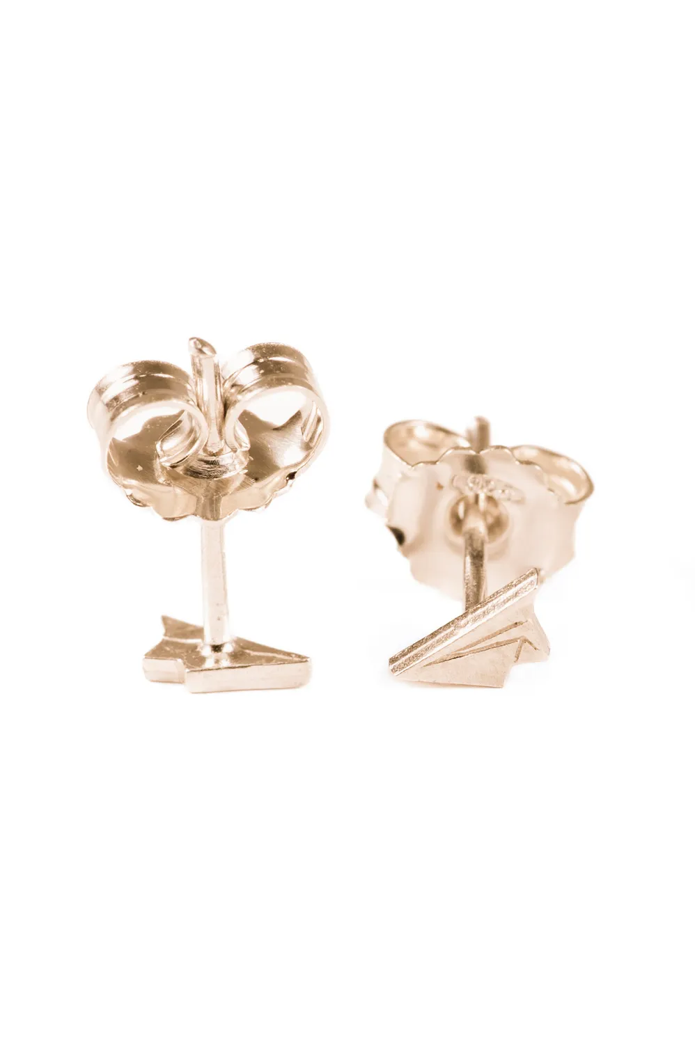 Flor Rubaja Jewelry Aeroplano mini orecchini oro 9ct