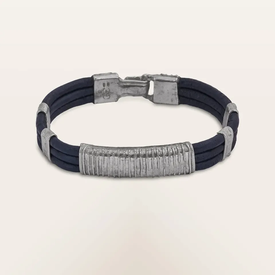 Alfredo Correnti Nesso Cuoio Bracciale in cuoio