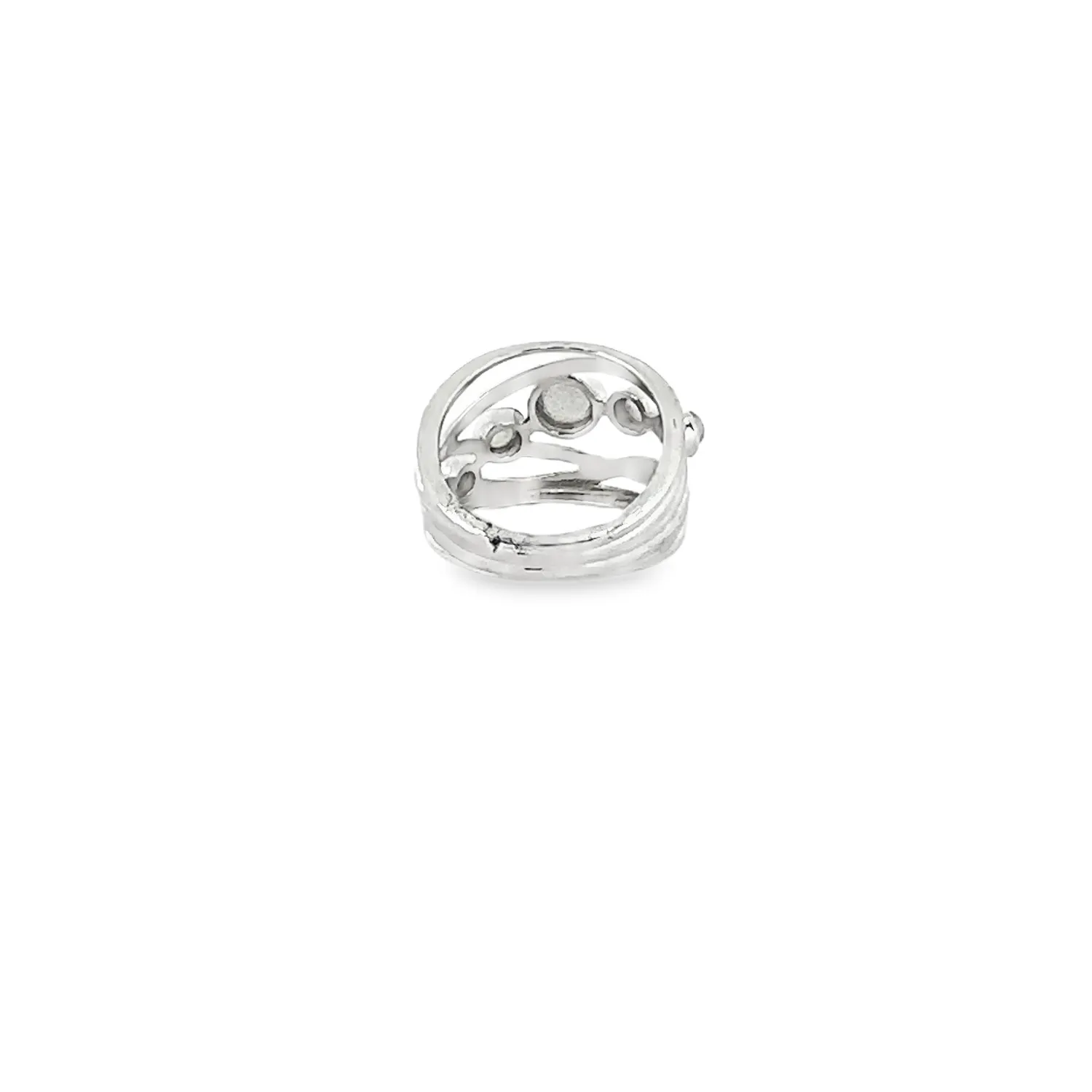 Victoria Jane Labradorite anello argento fascia