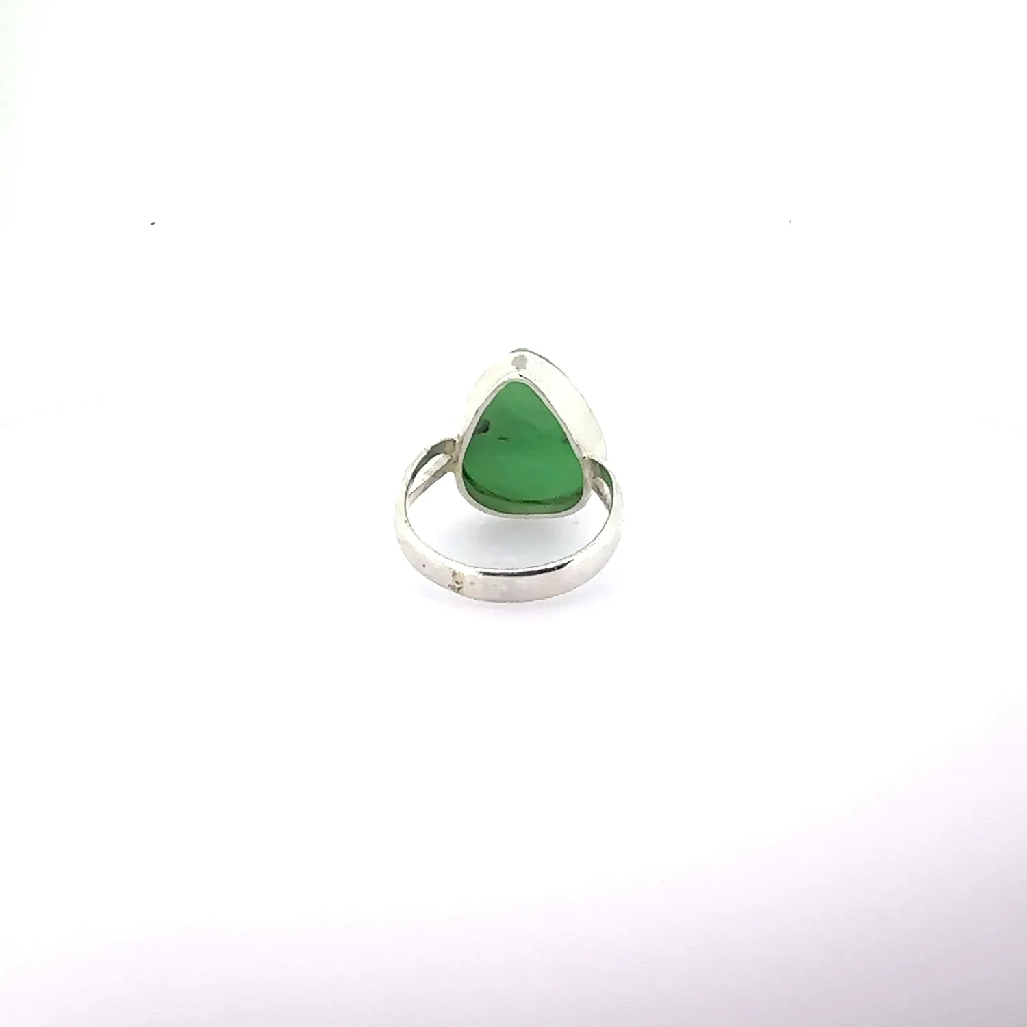 Victoria Jane anello crisoprasio goccia argento sterling