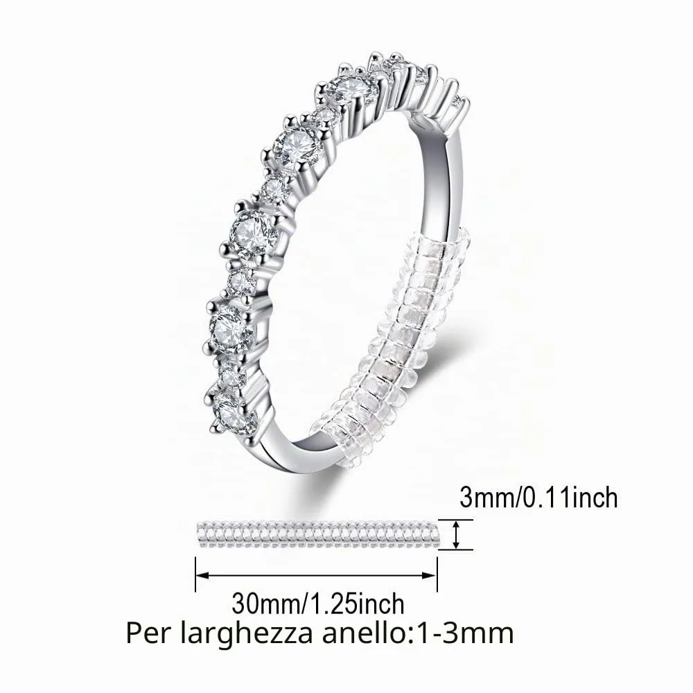 JewelryPalace anello fidanzamento argento zirconia