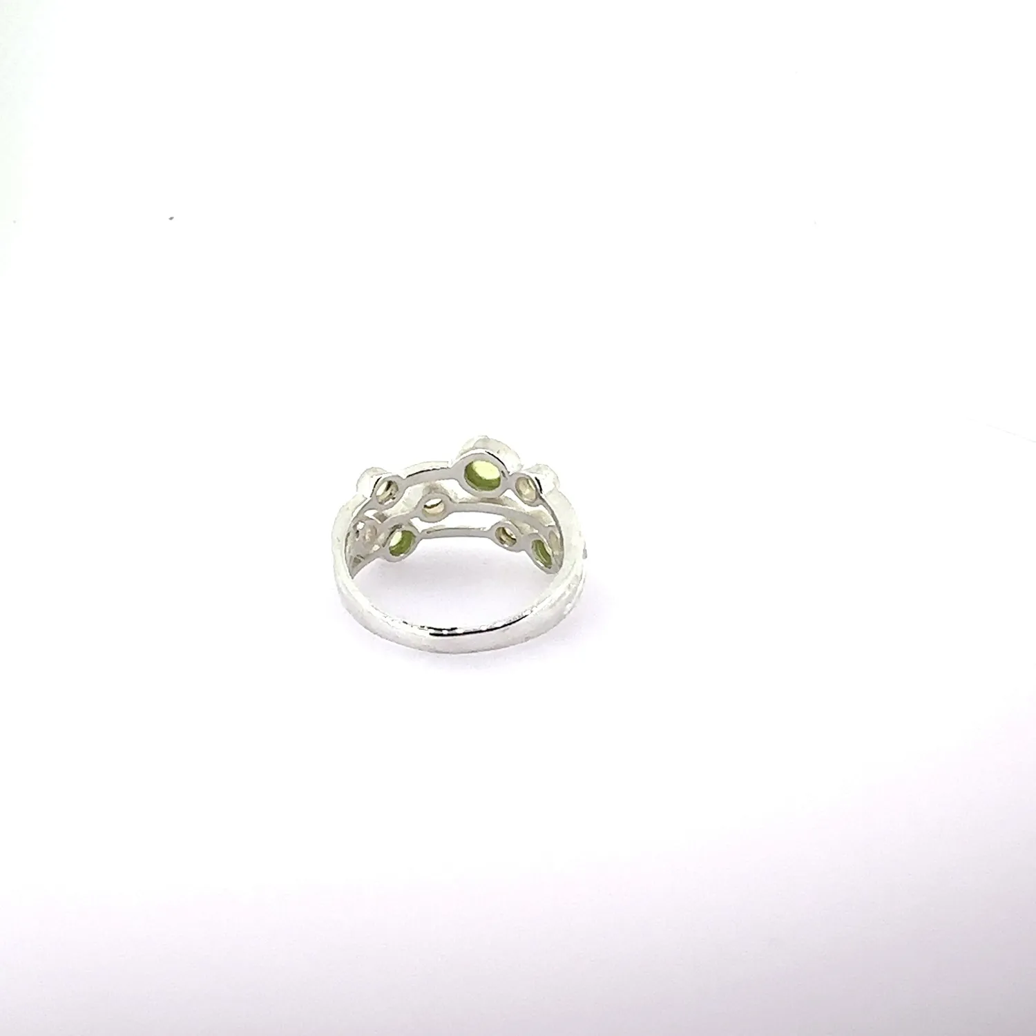 Victoria Jane Raindrops anello argento citrino peridoto