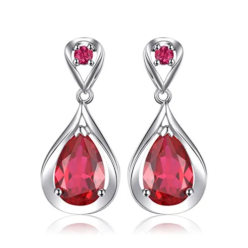 JewelryPalace Infinito 8.8ct orecchini argento rubino