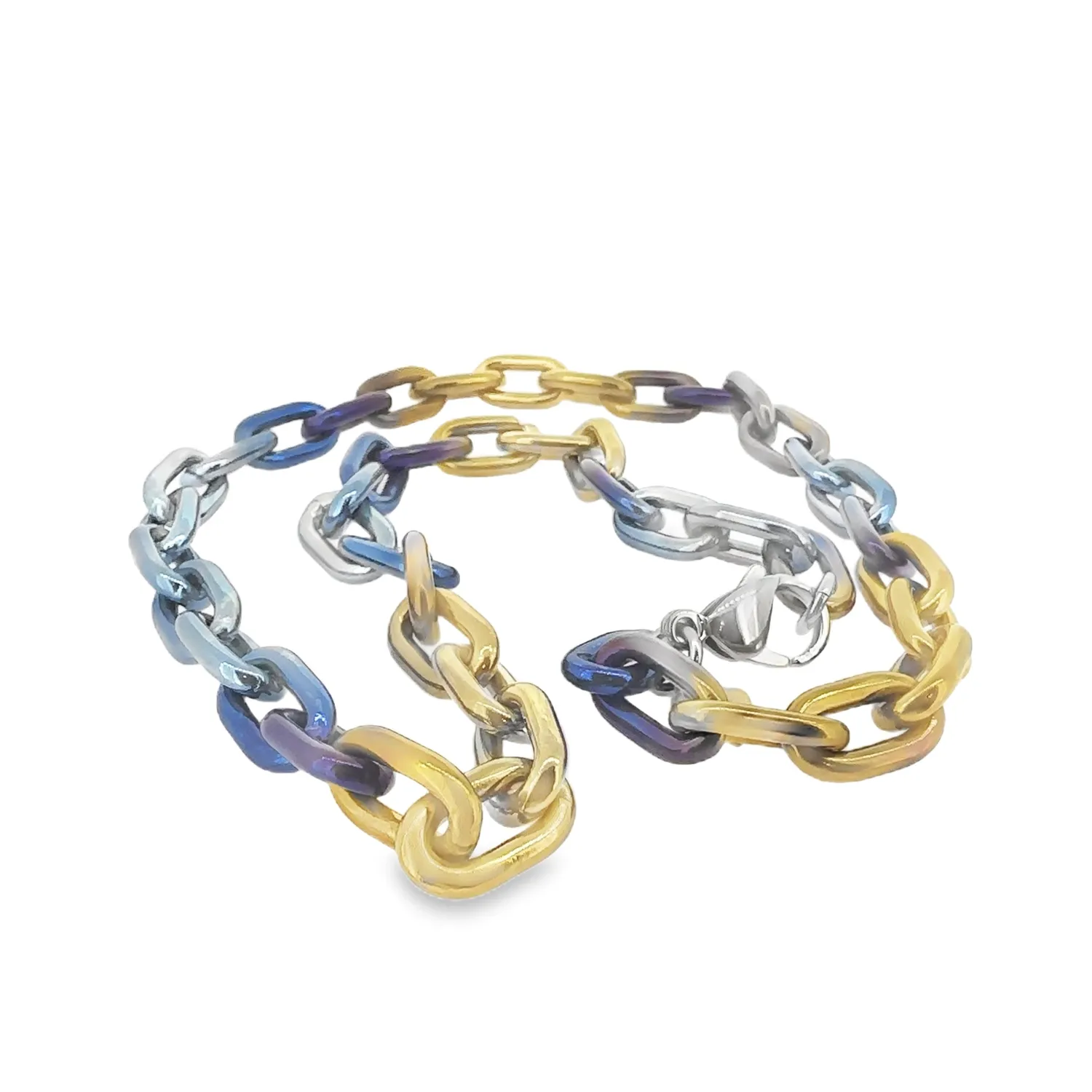 Victoria Jane Titanium collana catena denim 20 pollici