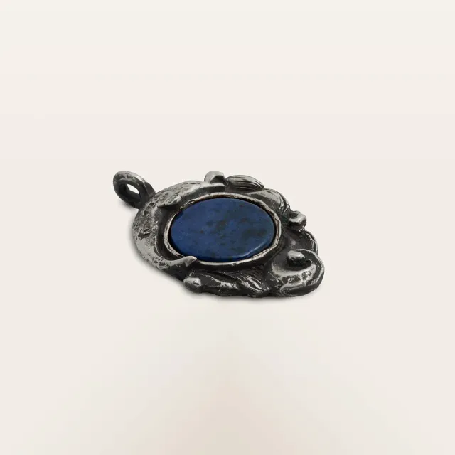 Alfredo Correnti Peloro pendente sodalite blu
