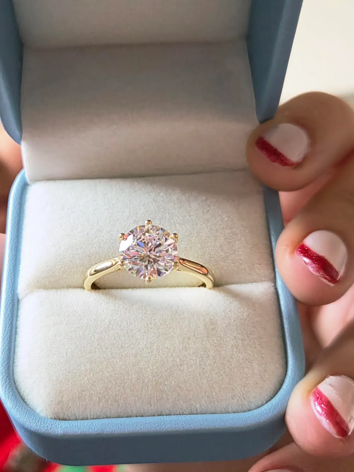 JewelryPalace Classico Solitario 1.0ct anello argento fidanzamento