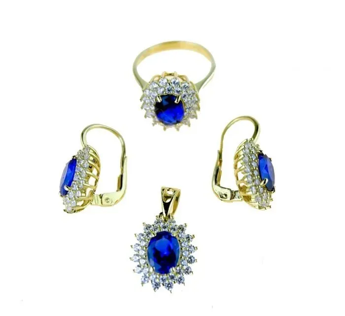 Gioielli Celiento Kate parure oro giallo 18kt monachina
