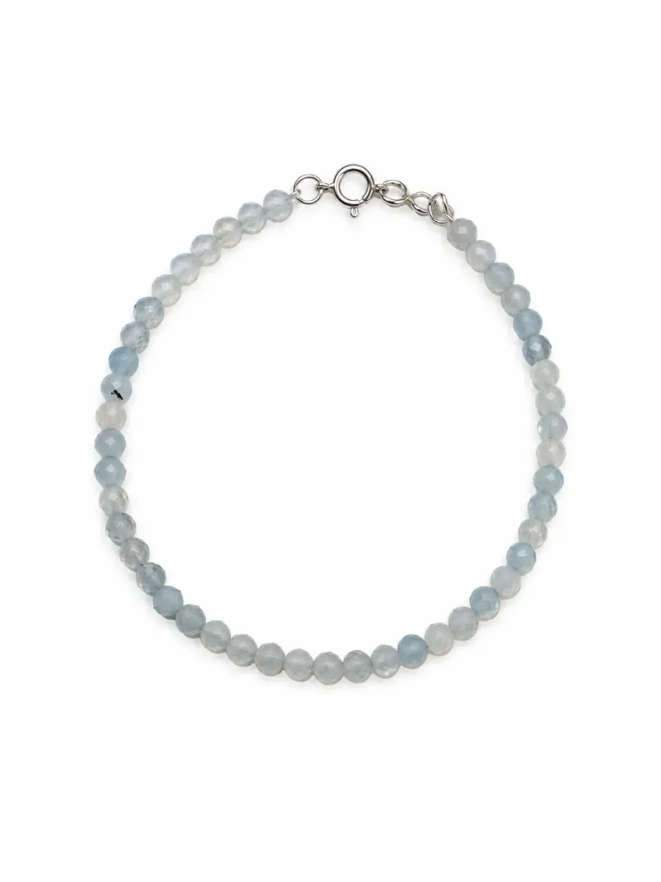 Victoria Jane Aquamarine Beaded bracciale acquamarina sfaccettata