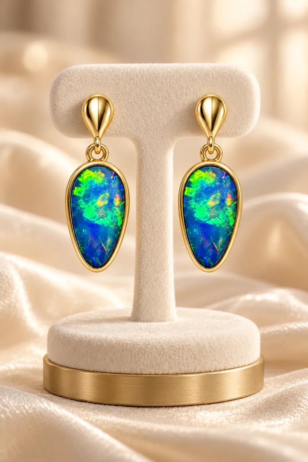 Victoria Jane Opal Butterfly orecchini pendenti oro 9ct