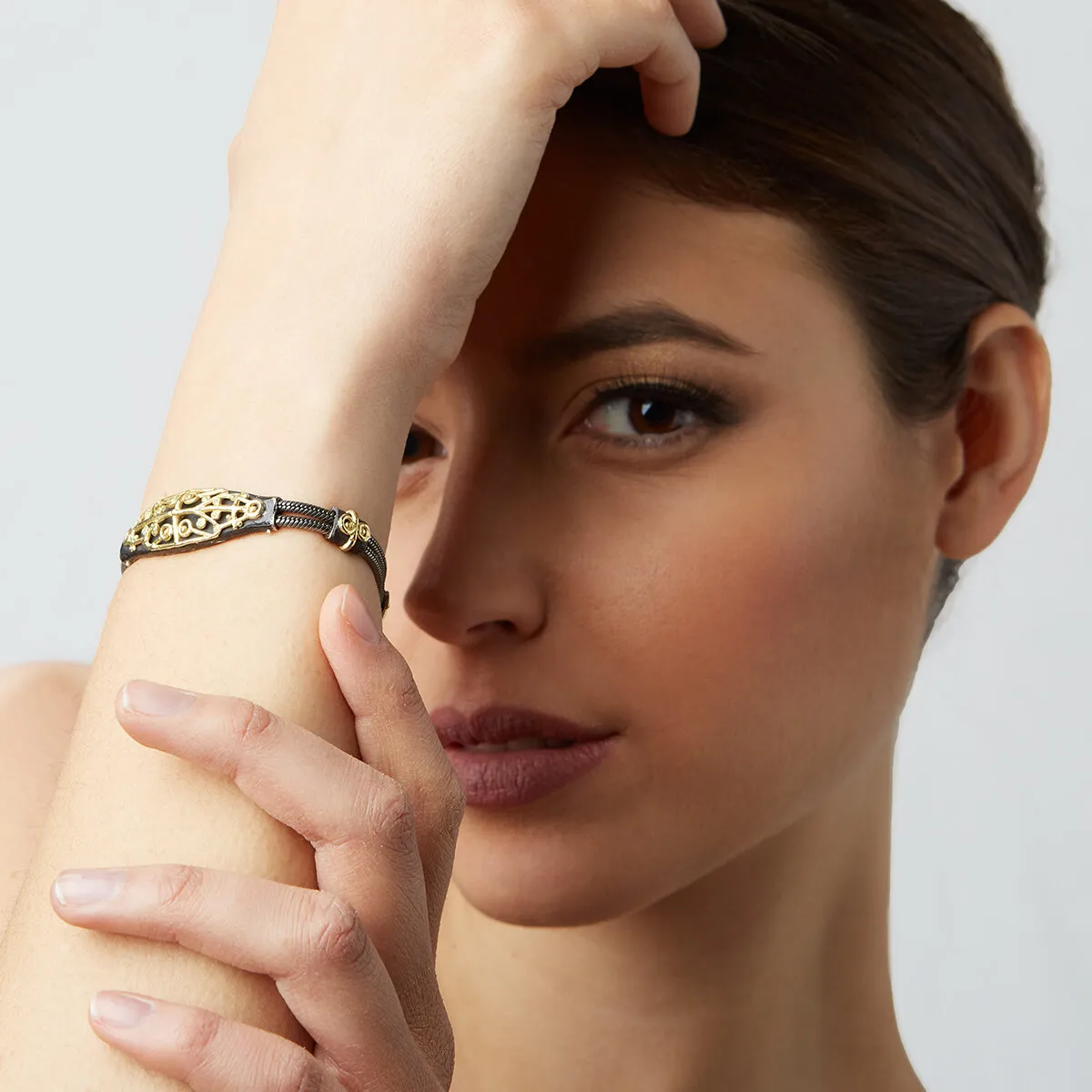 Alfredo Correnti Aeterna Bracciale Professa rigido