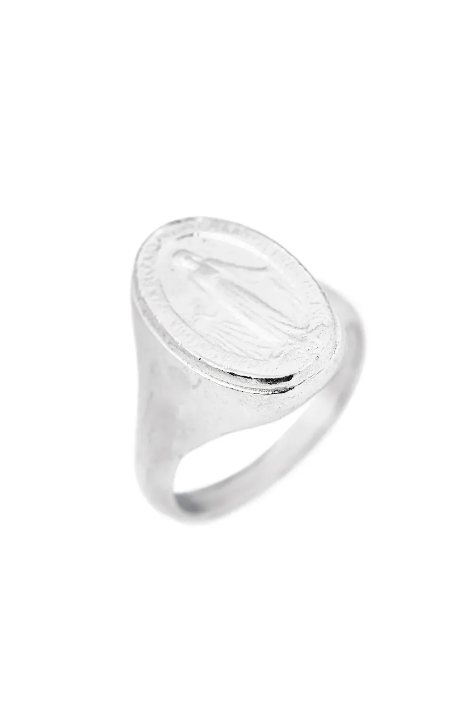 Flor Rubaja Cross Anello Madonna argento misura 19