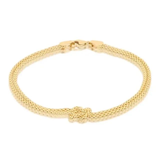 Gioielli Celiento bracciale nodo centrale oro giallo 18Kt