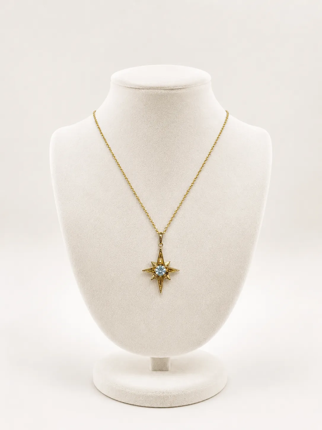 Victoria Jane Star collana topazio blu placcato oro