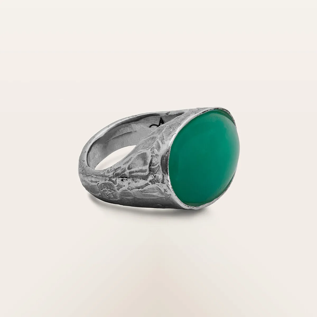 Alfredo Correnti Gea Anello Crisopasio pietra verde