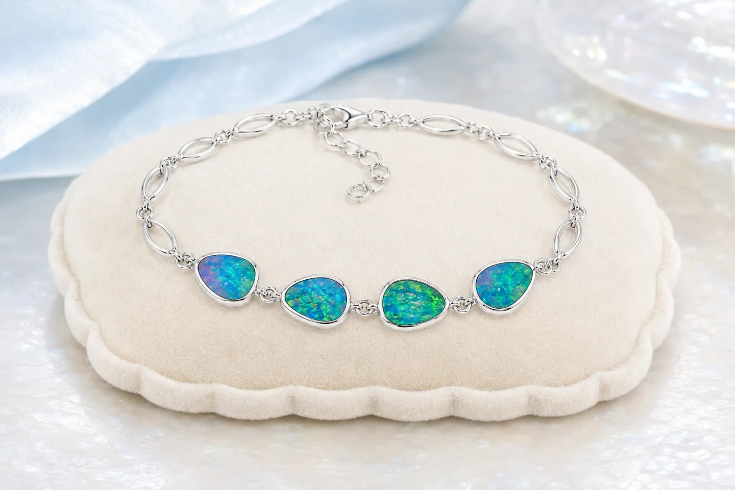 Victoria Jane Mother Earth 4 Opal bracciale argento opale