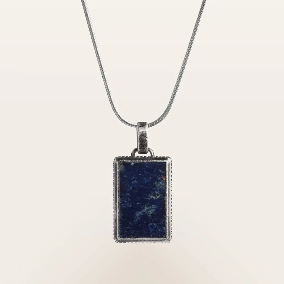 Alfredo Correnti Gea Pendente Sodalite blu