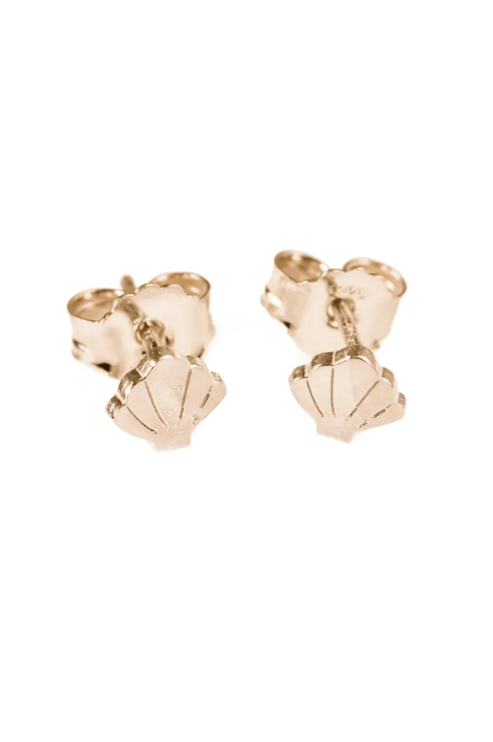Flor Rubaja Mini Orecchini Conchiglia oro 9ct