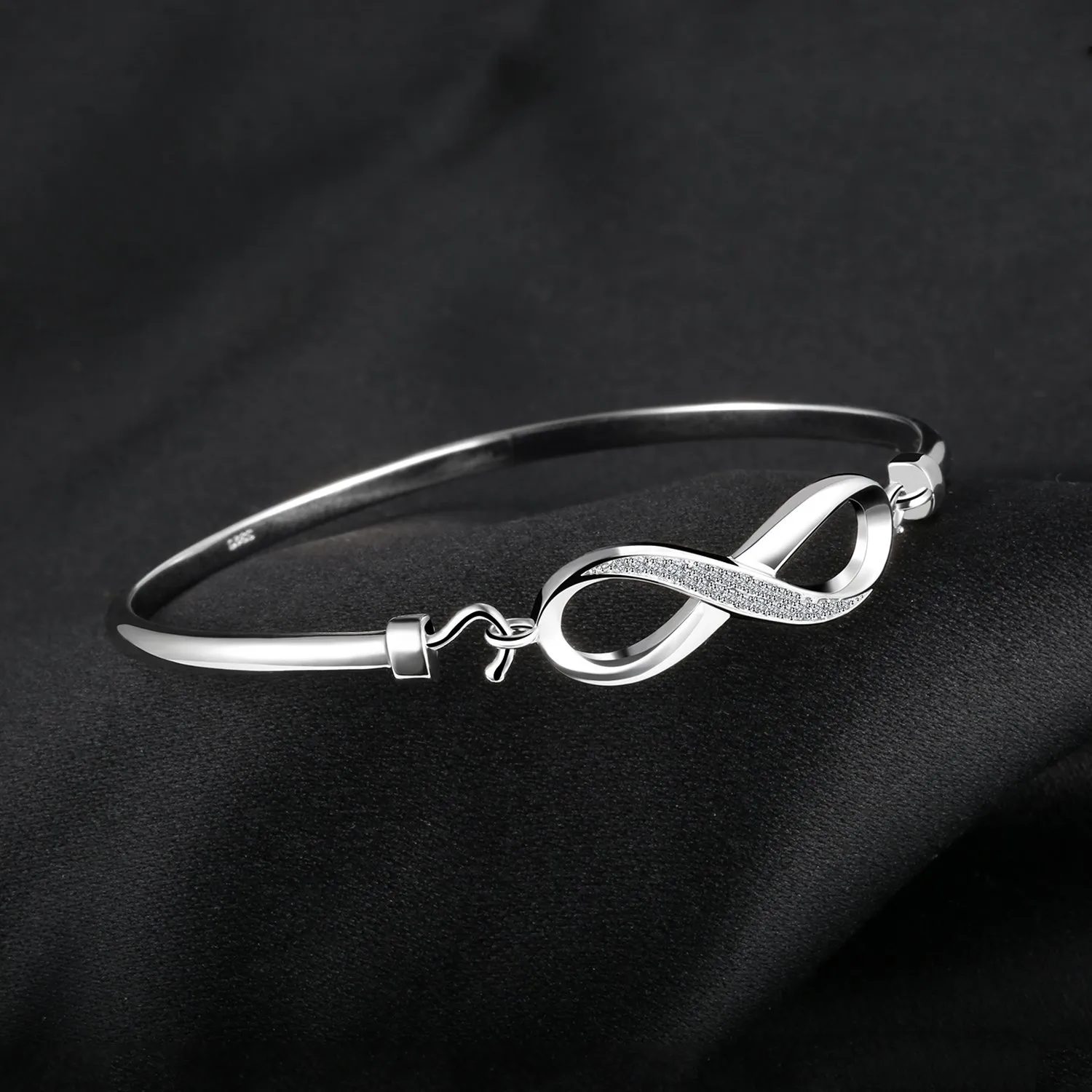JewelryPalace Infinito Bracciale Argento 925 Zirconia