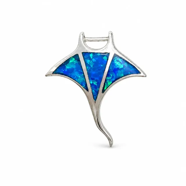 Victoria Jane Manta Ray pendente argento opale
