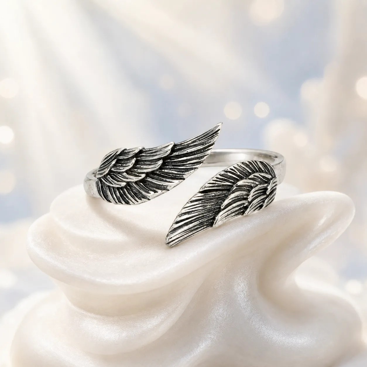 Victoria Jane Angel anello argento 925 ali avvolgente