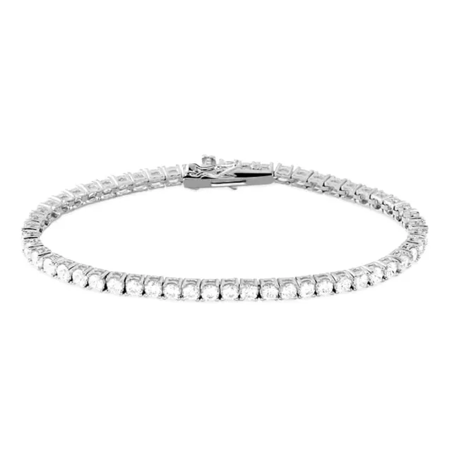 Gioielli Celiento Tennis bracciale argento 925 zirconi donna
