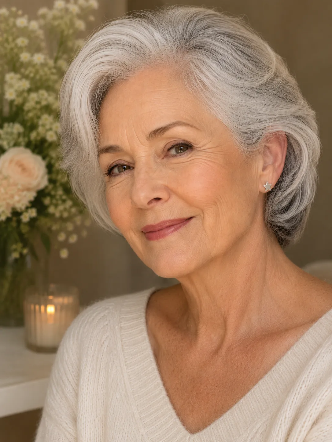 Victoria Jane Age 70 Star orecchini stella argento 70 anni