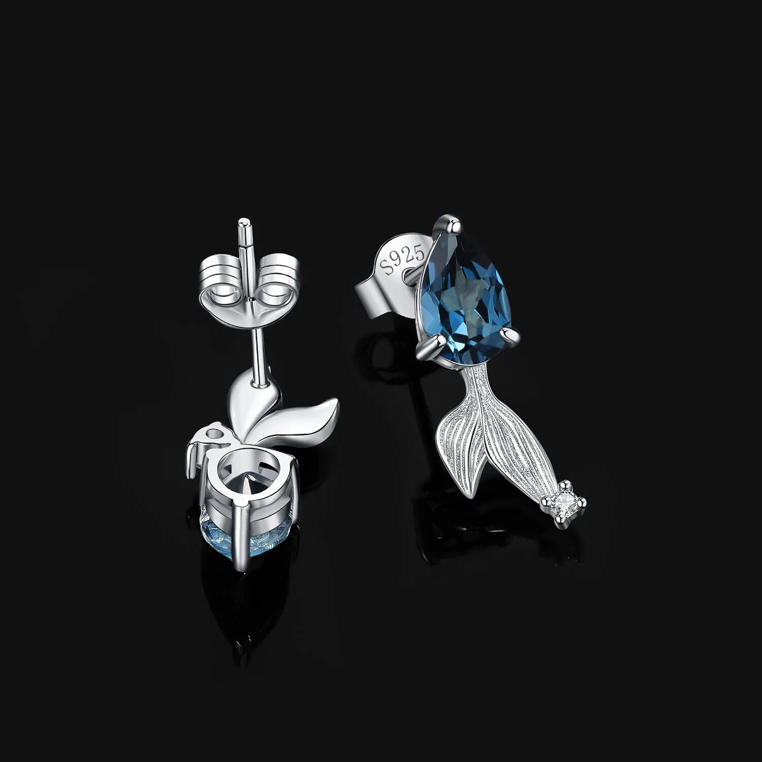 JewelryPalace Pesce 2ct Pera orecchini topazio Londra blu