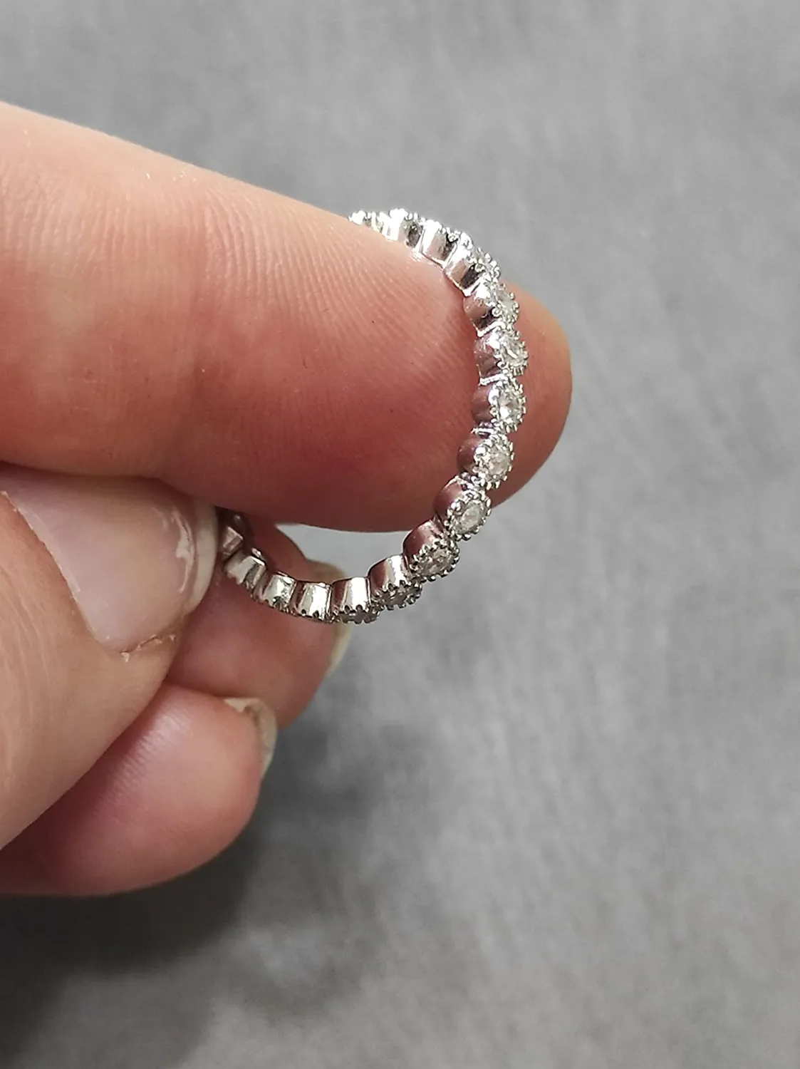 JewelryPalace set 3 anelli argento zirconia marquise