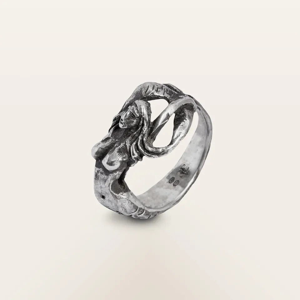 Alfredo Correnti Nesso Sirena anello donna sottile