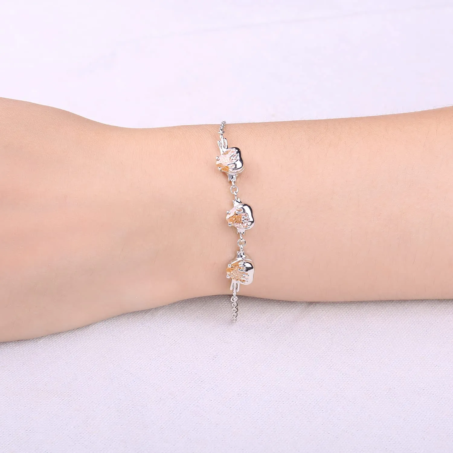 JewelryPalace Ape Cuore 9.2ct Bracciale Argento 925
