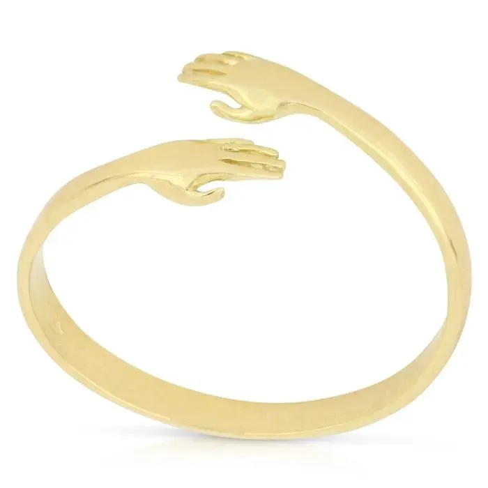 Gioielli Celiento Abbraccio anello oro giallo 18kt