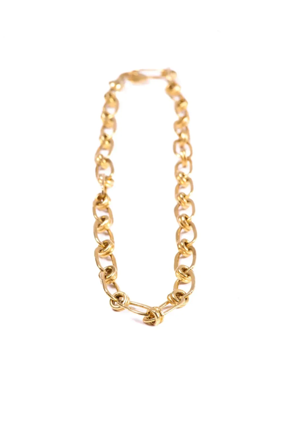 Flor Rubaja Wave Choker Placcato Oro 47 cm