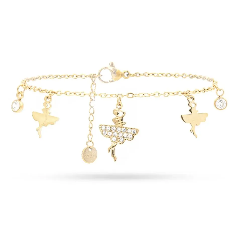 Freddy Ballerina e Gemme bracciale gold bijoux donna
