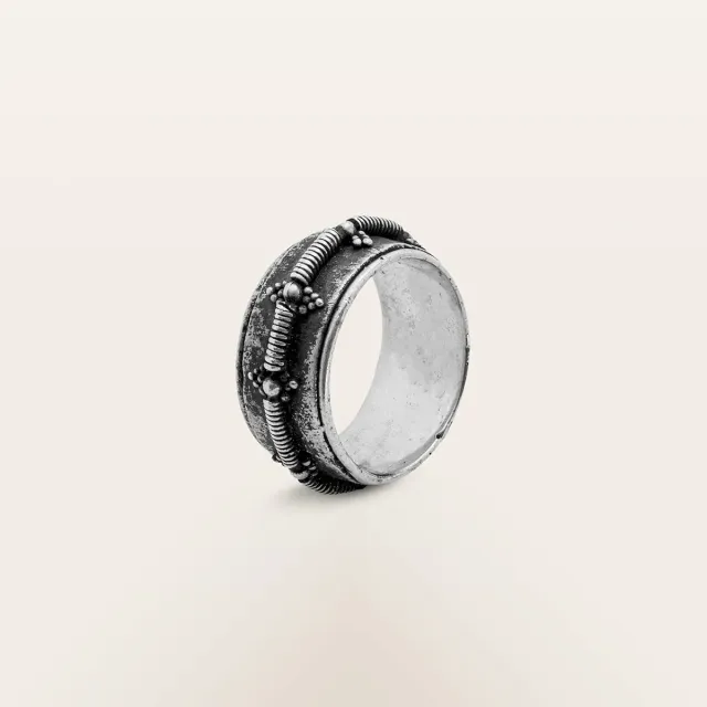 Alfredo Correnti Nesso Fascia anello argento