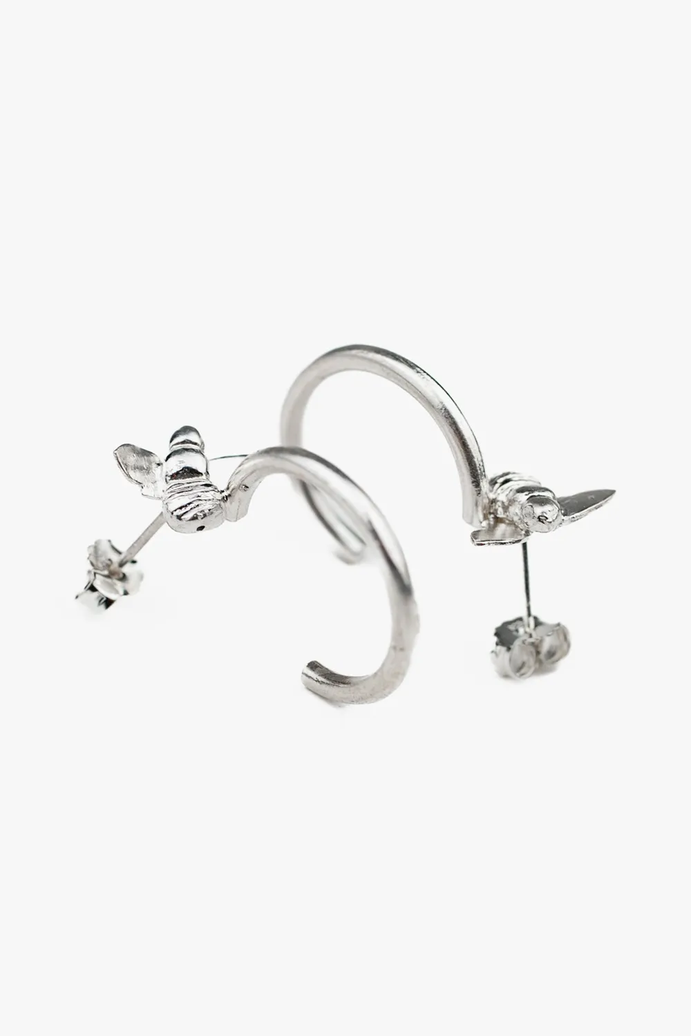 Flor Rubaja Jewelry Ape orecchini cerchio argento 925 23 mm