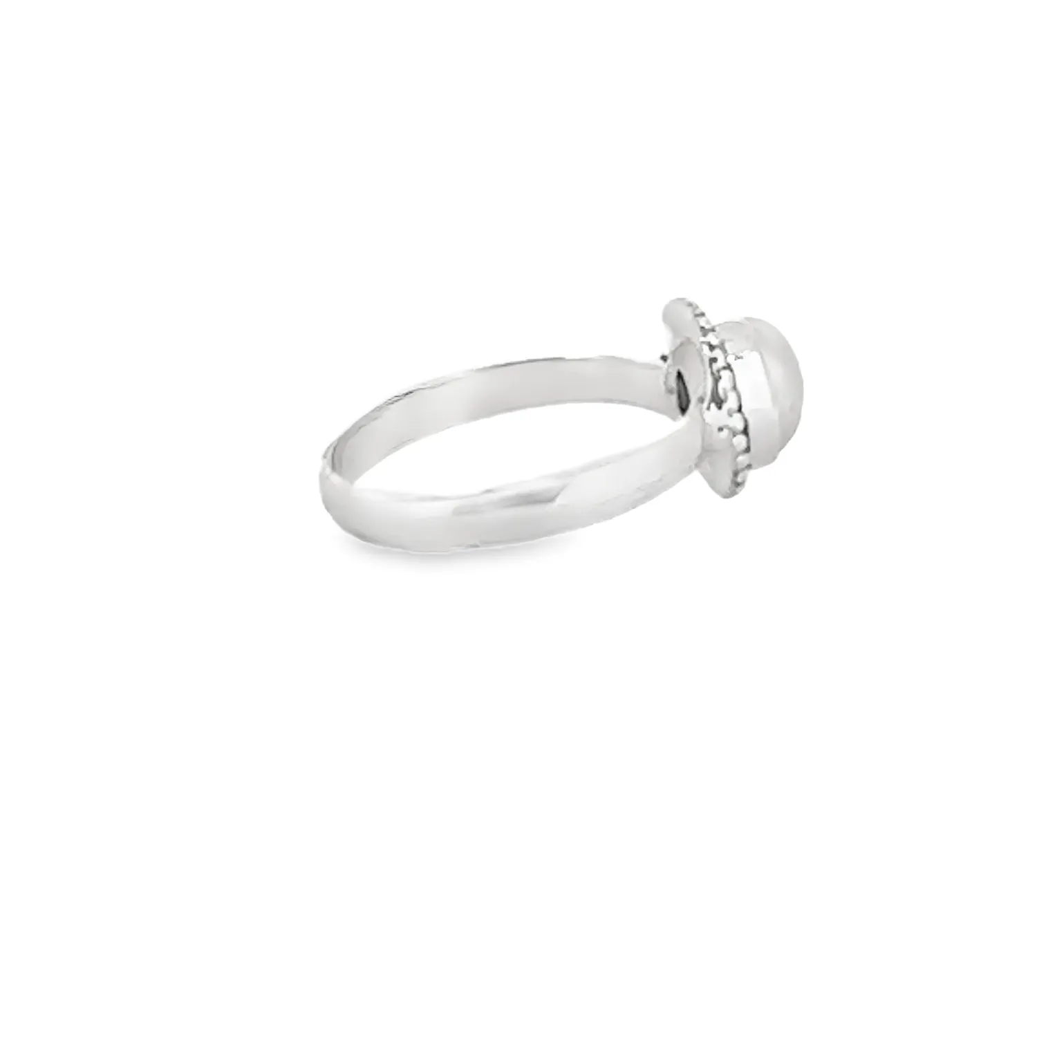 Victoria Jane Pearl and Silver anello argento perla