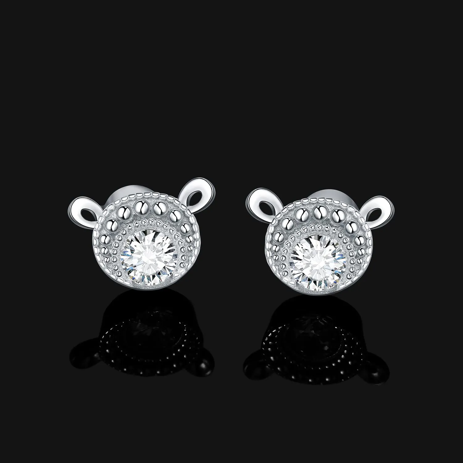 JewelryPalace Pecora 1.2ct orecchini zirconia tondi