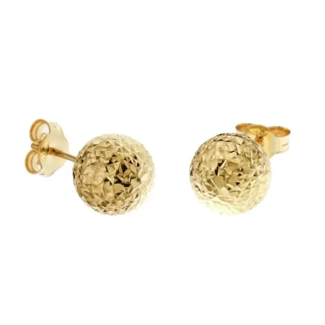 Gioielli Celiento orecchini oro giallo 18 Kt martellati unisex
