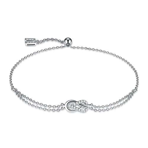 JewelryPalace Infinito bracciale argento 925 zirconia 2.4ct