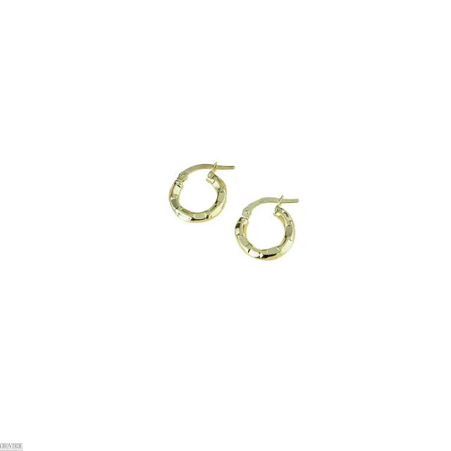 Gioielli Celiento Orecchini oro giallo 18kt cerchi 8mm