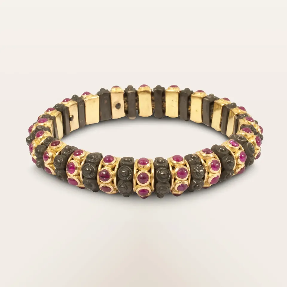 Alfredo Correnti A&C Rubini bracciale pietre rosse