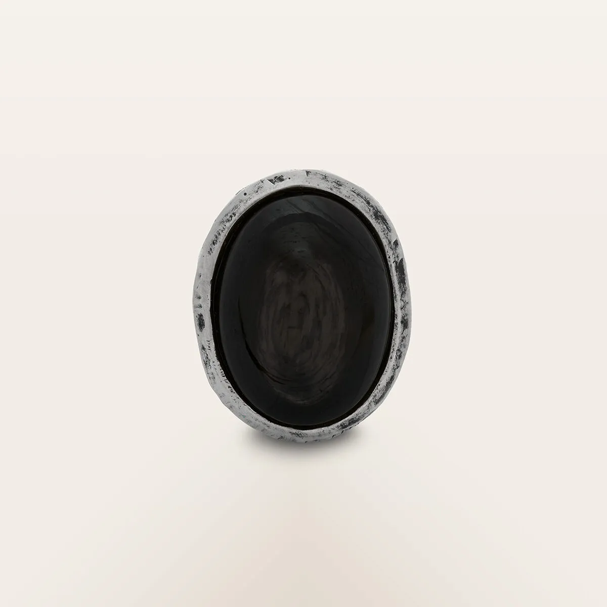 Alfredo Correnti Gea Onice Anello Pietra Nera