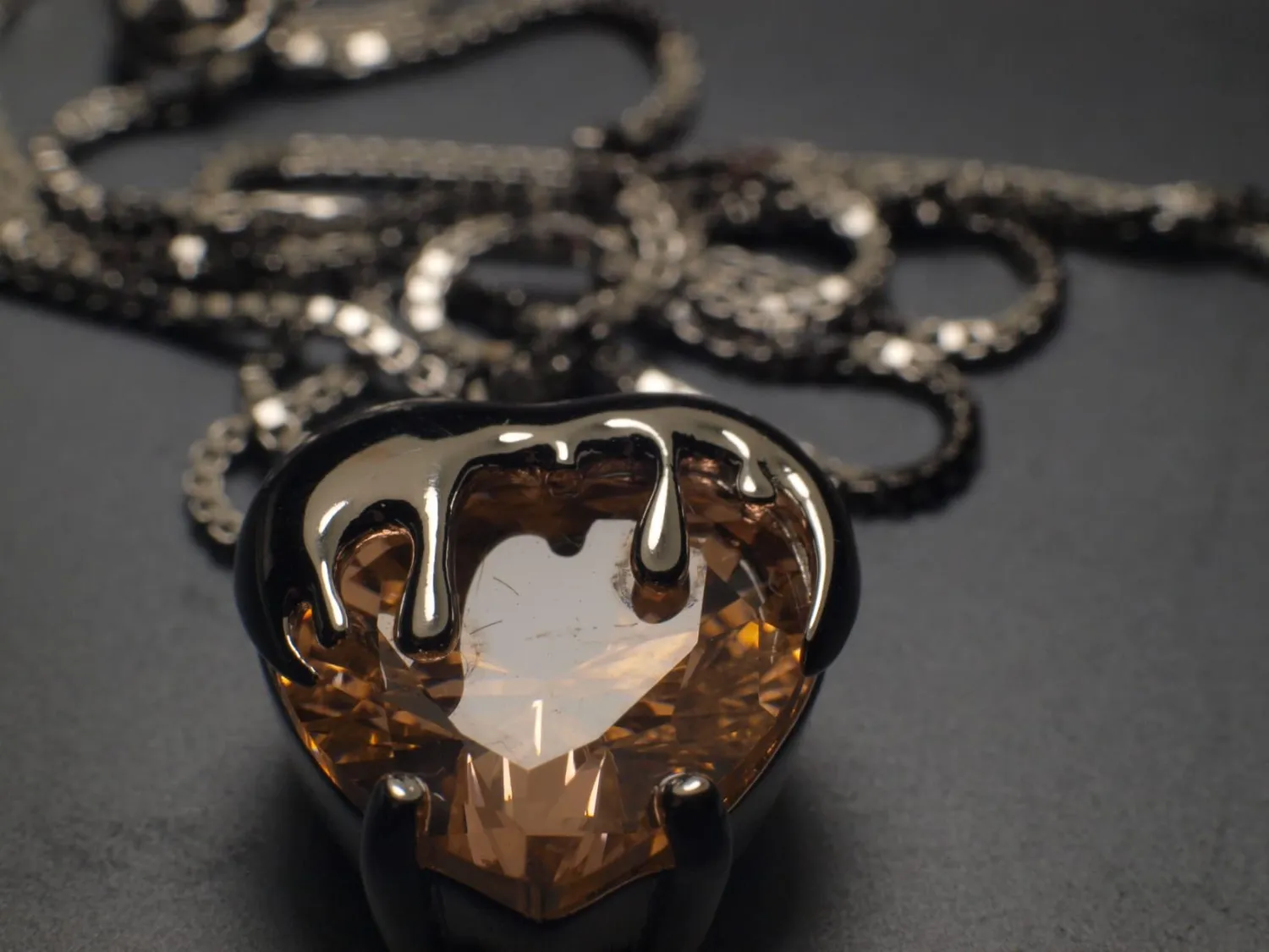 JewelryPalace Ape 11ct Collana Argento Arancione 45cm