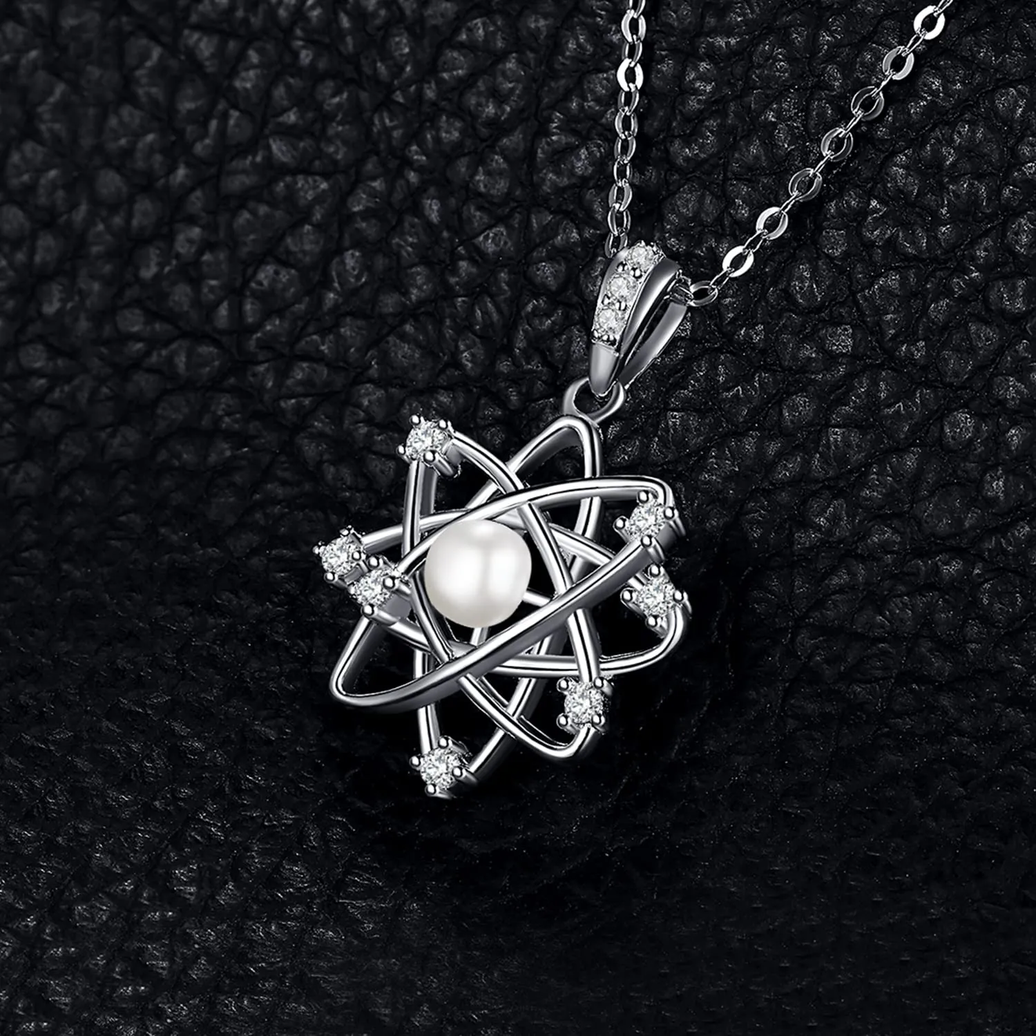 JewelryPalace Collana Galattico Perla Madreperla Argento 45cm