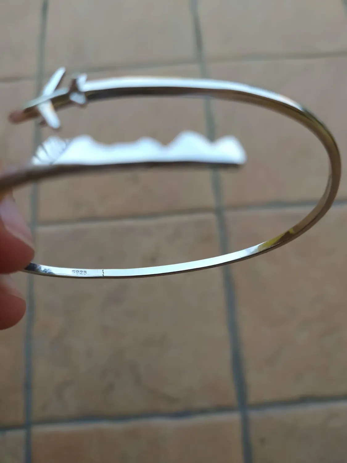 JewelryPalace Airplane bracciale argento 925 regolabile aperto