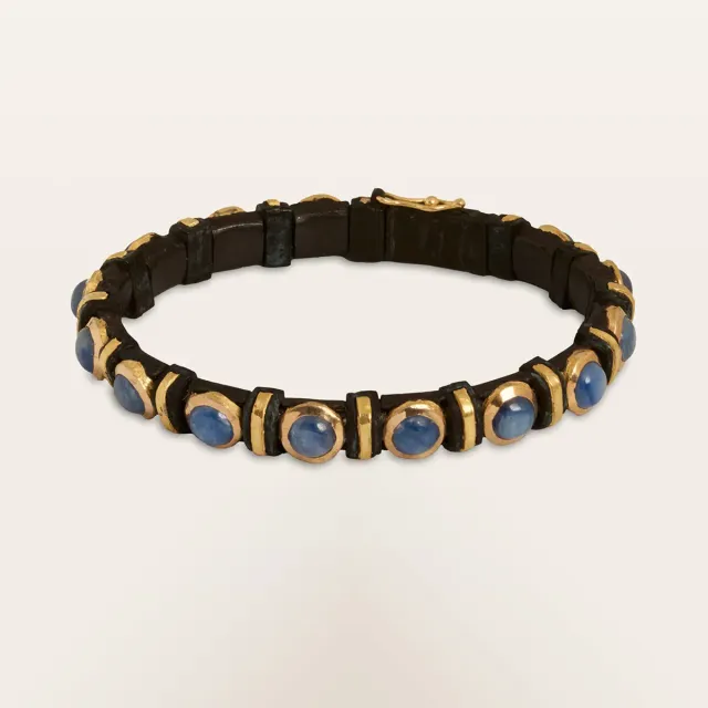 Alfredo Correnti Gea Kyanite Cabochon Bracciale